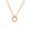 Collier Collier Cartier Mini Trinity à double chaîne en or jaune 18 carats, ras-de-cou de 40 cm (16 pouces), d'occasion 58 Facettes G14178