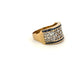 Bague 56 Bague Bandeau Or Jaune Diamants & Saphirs 58 Facettes 1-GS32118-02