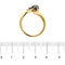 Bague 54 Bague Or jaune Saphirs 58 Facettes 34048