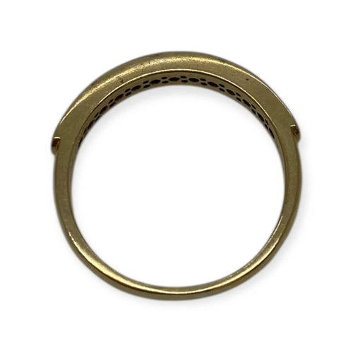 Bague 61 Bague demi-tour diamants or jaune 58 Facettes 330086451