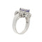 Bague 57 Bague or blanc saphir et diamants 58 Facettes 25684