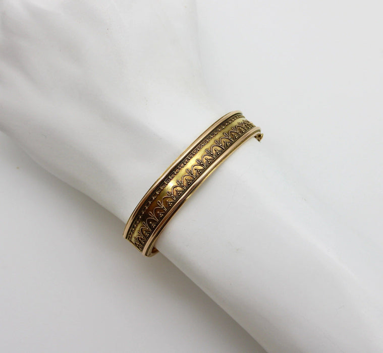 Bracelet 15K Gold Etruscan Revival Bracelet 58 Facettes