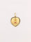 Pendentif AUGIS - Médaille amour coeur or jaune diamant rubis 58 Facettes J509