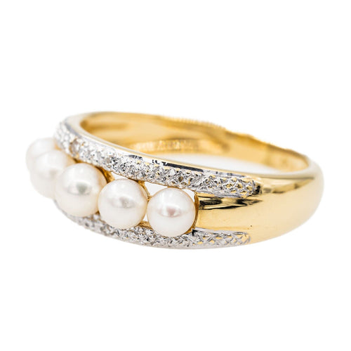 Bague 49.5 Bague Or jaune Perle 58 Facettes 2962332CN