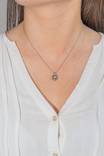 Collier Mauboussin Collier Perle Caviar Mon Amour Or blanc Perle 58 Facettes 2932723CN