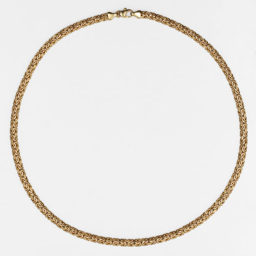 Collier Collier en or jaune maille entrelacée 58 Facettes 24-231A