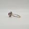 Bague 51 Bague or blanc sertie d’un rubis et diamants anciens 58 Facettes