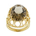 Bague 52 Bague avec quartz fumé 58 Facettes 34882