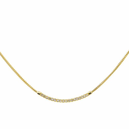 Collier Collier Or jaune Diamant 58 Facettes 3552757CN