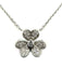 Collier VAN CLEEF & ARPELS. Collection "Mini Frivole", collier or blanc 18K et diamants (full set) 58 Facettes