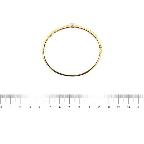 Bracelet Bracelet rigide avec diamants 58 Facettes 36554