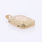 Pendentif Pendentif médaillon or jaune rectangulaire 58 Facettes 24-329