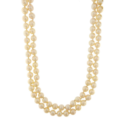 Collier Collier de perles à deux rangs 58 Facettes 34189