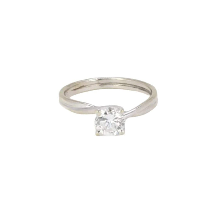 Bague 53 Bague solitaire diamant taille brillant 58 Facettes J215