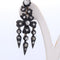 Boucles d'oreilles Boucles d’oreilles anciennes en or 12 kt et argent avec diamants 5,50 ct 58 Facettes