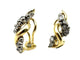 Boucles d'oreilles GILBERT ALBERT. Boucles d'oreilles 2 ors 18K et diamants 58 Facettes