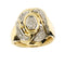 Bague 57 Bague 2 ors diamants 58 Facettes 33599