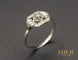 Bague 45.5 Bague Art Déco Diamant et Platine 58 Facettes A10574