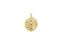Pendentif Pendentif ovale or jaune, saphirs et perle 58 Facettes SQ5946394