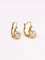 Boucles d'oreilles Dormeuses anciennes or jaune diamant taille rose 58 Facettes 1022.4