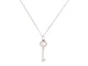Collier collier TIFFANY & CO cle vintage ovale pendentif platine diamant 58 Facettes 258946