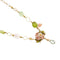 Collier Collier avec fleur en émail et pierres précieuses 58 Facettes 36331