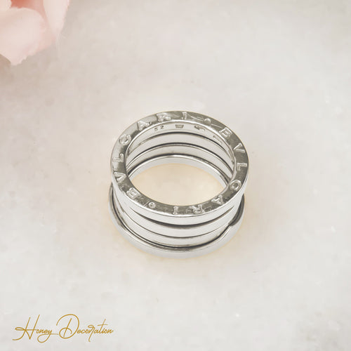 Bague 55 BULGARI - Bague B Zero 1 en or blanc 58 Facettes 2909