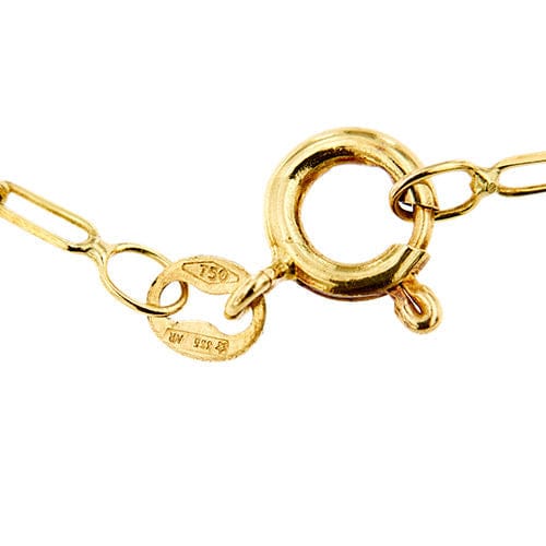 Collier Collier avec couronne, quartz citrine et perles 58 Facettes 38120