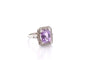 Bague 53 Bague art déco saphir violet et diamants 58 Facettes 27137-27182