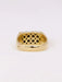 Bague 54.5 Bague chevalière or jaune diamants 58 Facettes J373