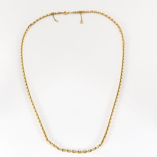 Collier Chaîne en or jaune à maille forçat 58 Facettes MAN1212