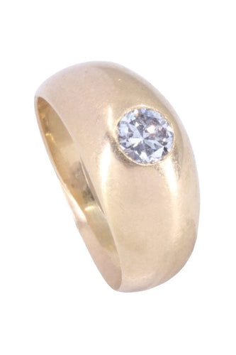 Bague BAGUE JONC ANGLAIS DIAMANT 58 Facettes 088301