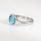 Bague 49 BULGARI - Bague Eden Méditerranée en or blanc et topaze bleue 58 Facettes G13917
