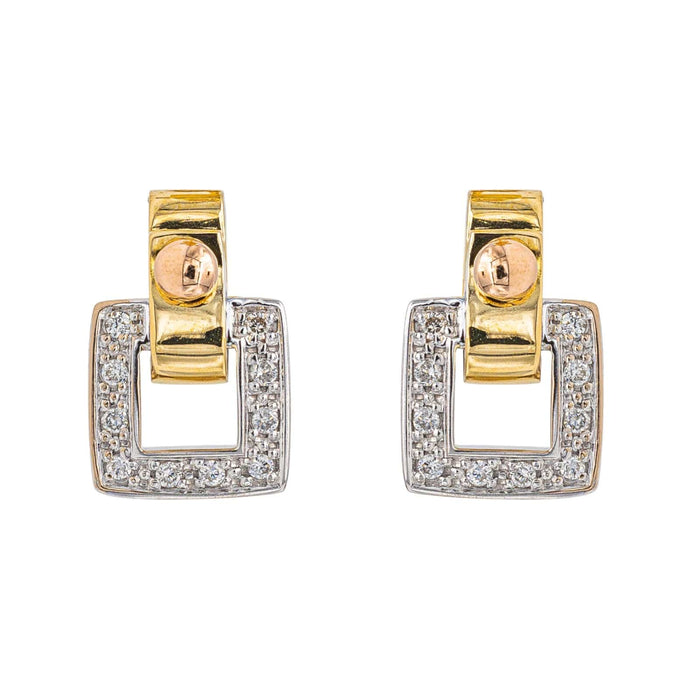 Boucles d'oreilles Guy Laroche Boucle d'oreilles Or jaune Diamant 58 Facettes 3641118CN