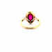 Bague 56 Bague  Art-Déco Rubis 58 Facettes 88-GS36656