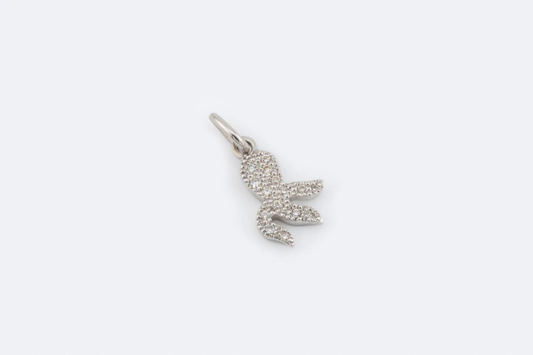 Dodo - White gold pendant