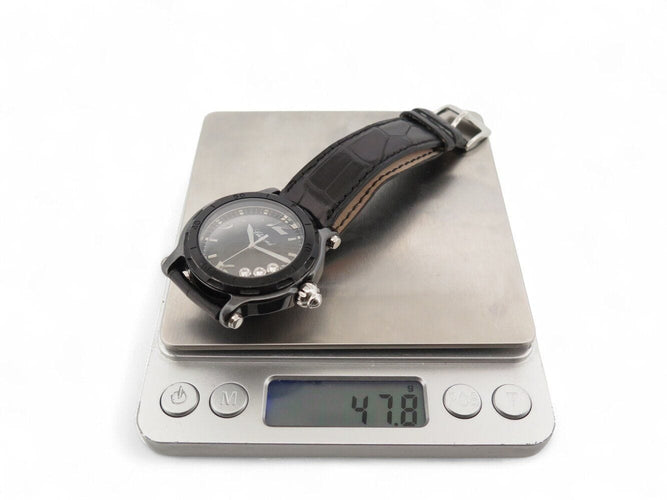 Montre montre CHOPARD happy sport 28/8507 ed limitee 38 mm quartz diamant 58 Facettes 269656