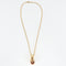 Collier Collier or jaune diamants rubis 58 Facettes LP988/9