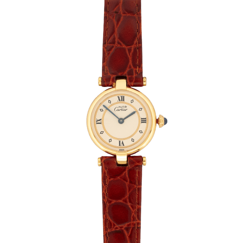 Cartier Must Vendôme - Gold circle dial - SM 