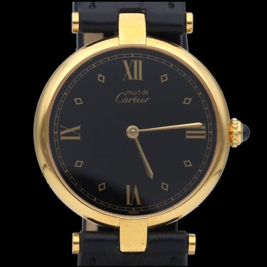 Montre Cartier Montre Must De Cartier Vermeil 58 Facettes MT40919