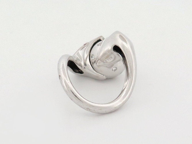 Bague 53 bague BOUCHERON trouble serpent or blanc 58 Facettes 261346