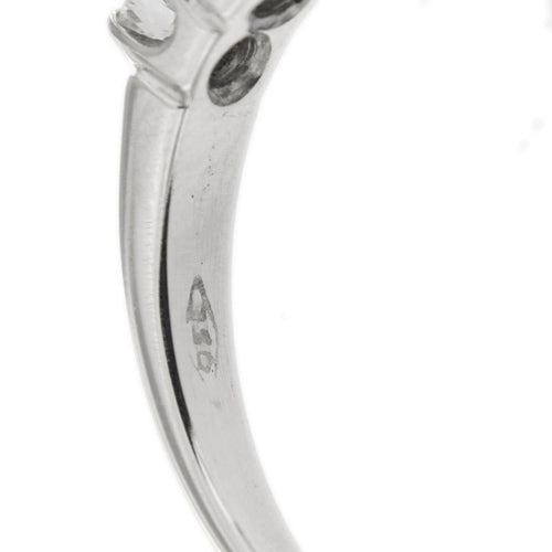 Bague 59 Bague en or blanc avec diamants 58 Facettes 33630