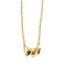 Collier Collier coeur or jaune saphirs et rubis 58 Facettes 33948