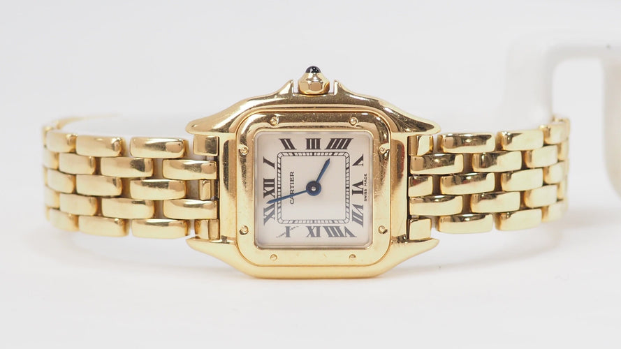 Montre Montre Cartier Panthère en or jaune 58 Facettes 32981