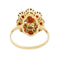 Bague 54 Bague Pompadour Or jaune Grenat 58 Facettes 3696610CN