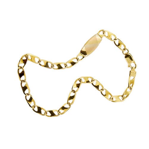 Bracelet Bracelet homme avec plaque 58 Facettes 28509