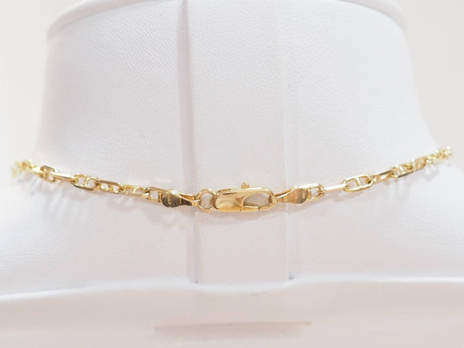 Collier Collier maille marine en or jaune 58 Facettes 33380