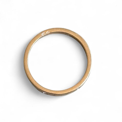 Bague 53 Alliance or jaune diamants 58 Facettes 368