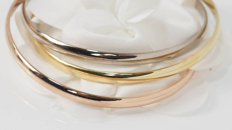 Bracelet Bracelet Trinity de Cartier d'occasion trois ors 58 Facettes 31245