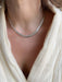 Collier Collier en or gris et diamant 58 Facettes 1